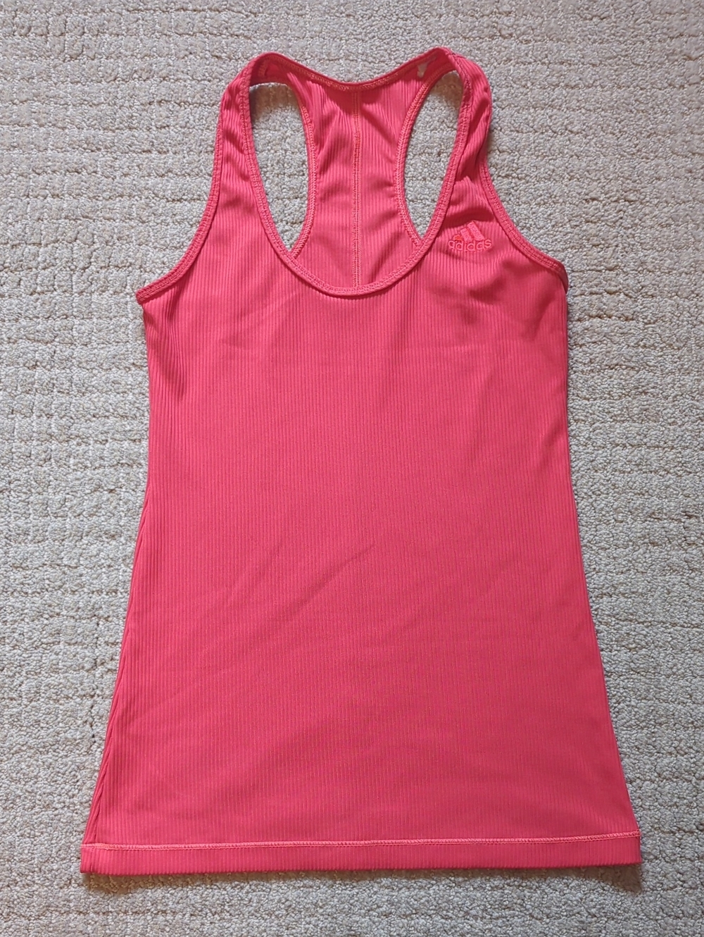 Adidas Women’s Racerback Tank Top - Coral Pink